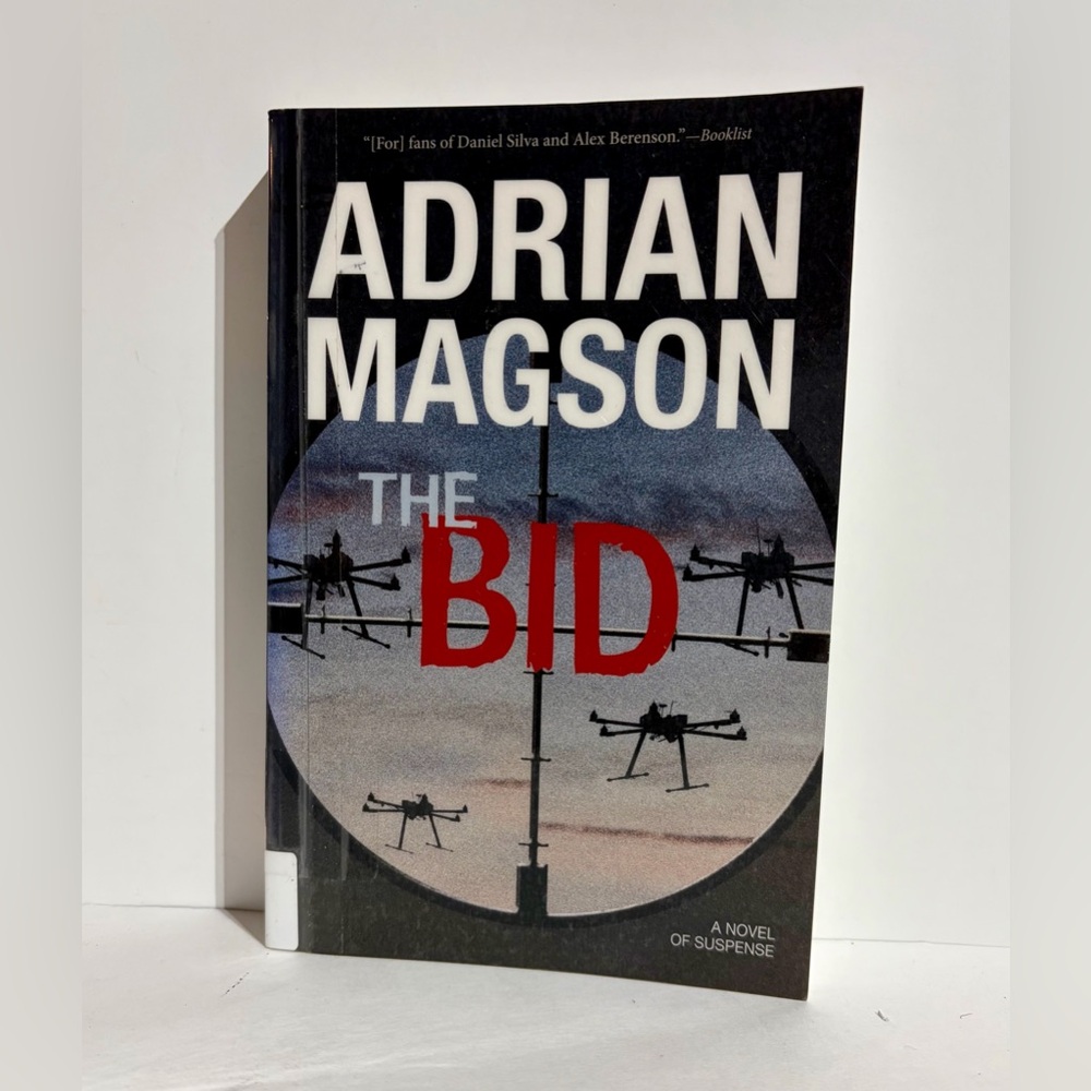 The Bid Adrian Magson Suspense Fiction 2017 Paperback Book Cruxys Solutions